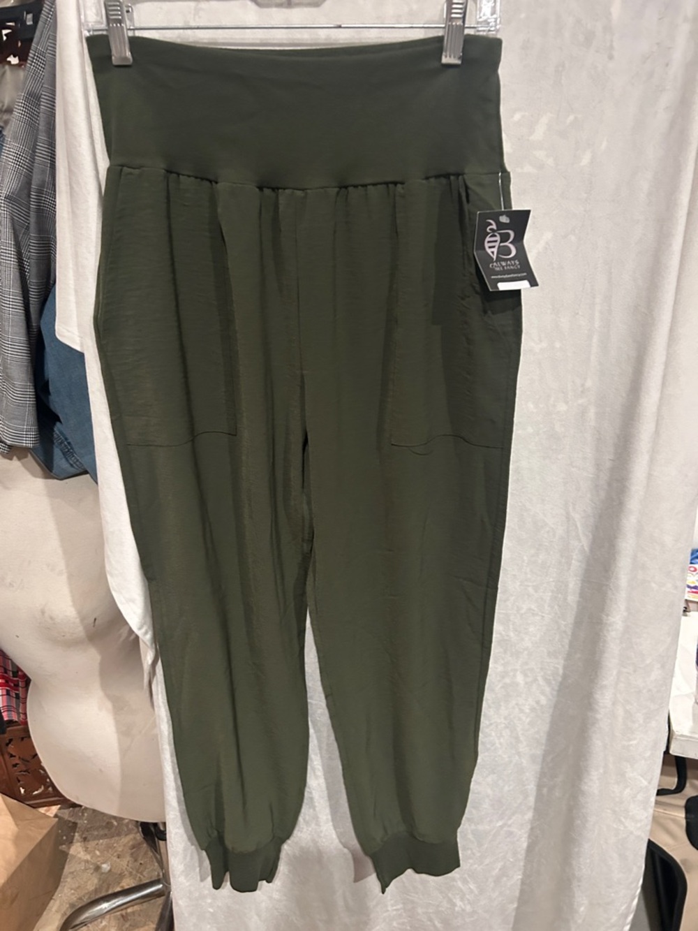 Olive Green Jogger Pants